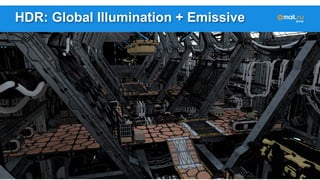 HDR: Global Illumination + Emissive 
 