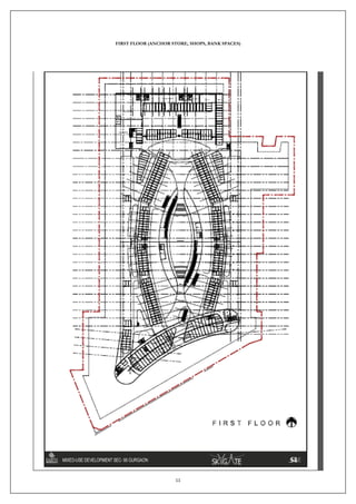 11
FIRST FLOOR (ANCHOR STORE, SHOPS, BANK SPACES)
 