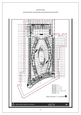 12
SECOND FLOOR
(ANCHOR STORES, FOOD KIOSKS & RESTAURANTS, RETAIL SHOPS)
 