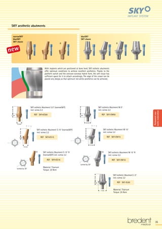 SKY Implant System Catalog | PDF