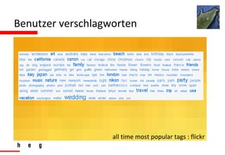 Benutzer verschlagworten all time most popular tags : flickr 