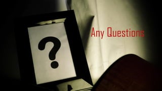 Any Questions
 