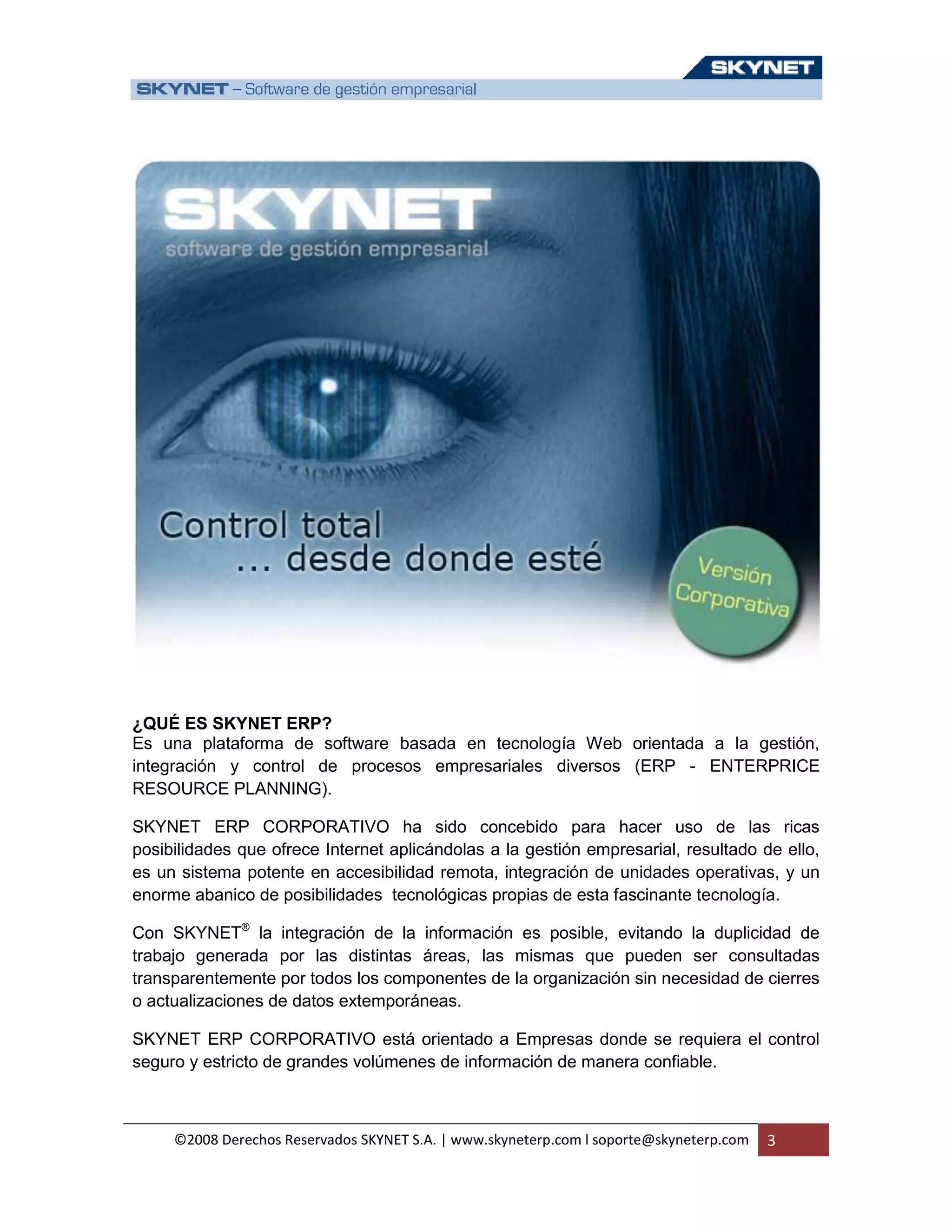 Skynet Erp Corporativo