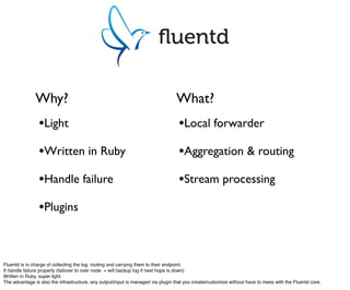 Fluentd Routing Skynet project: Monitor, analyze, scale, and maintain a system in the ...