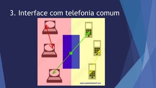3. Interface com telefonia comum 
 