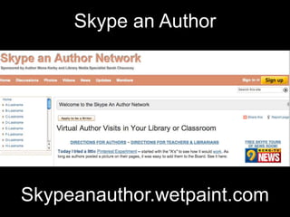 Skype an Author




Skypeanauthor.wetpaint.com
 
