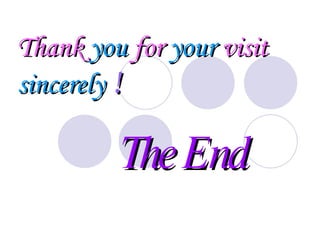 Thank  you   for   your   visit  sincerely  ! The End 