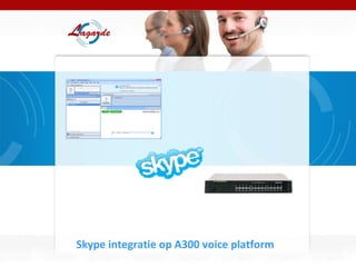 Skype integratie op A300 voice platform 