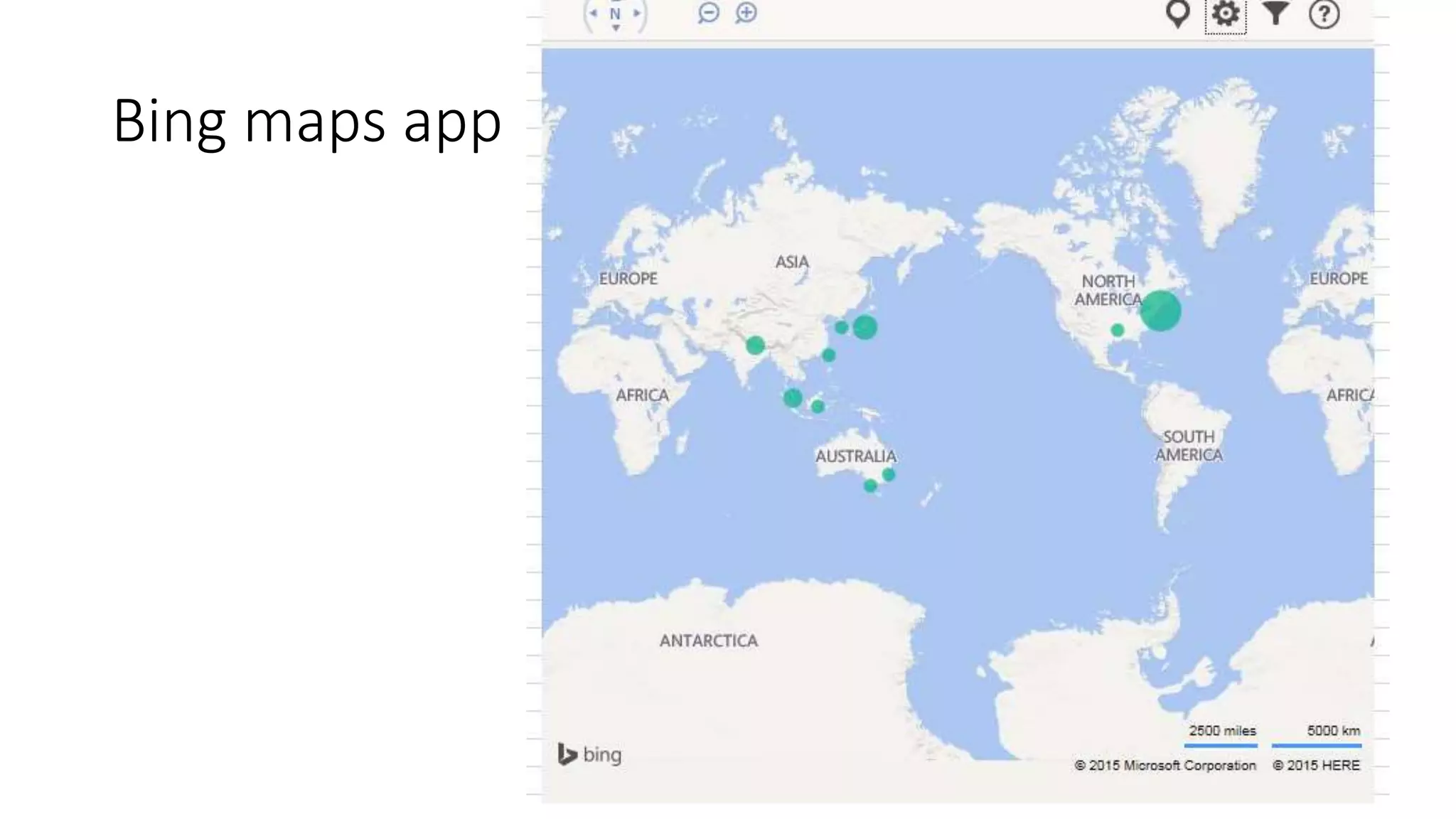 Bing maps app
 