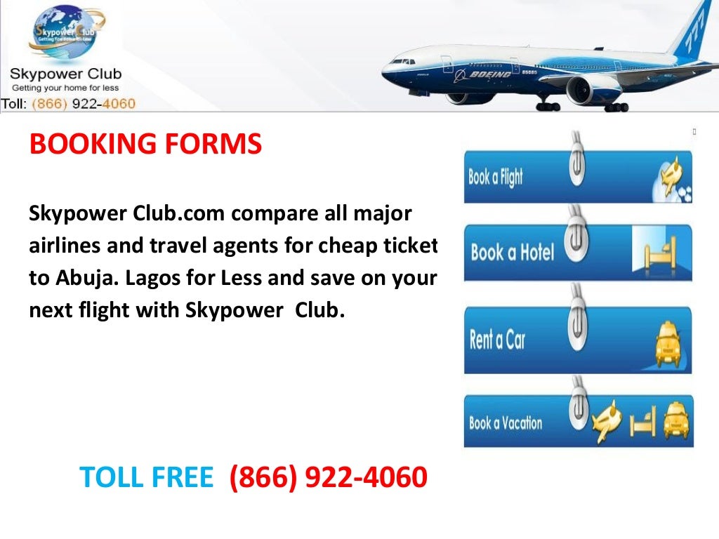 Cheap Ticket to NigeriaLow Fare Ticket to