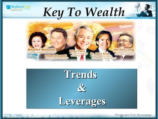 Trends  & Leverages Key To Wealth 