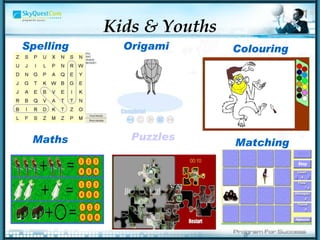 Kids & Youths Spelling Origami Puzzles Colouring Maths Matching 