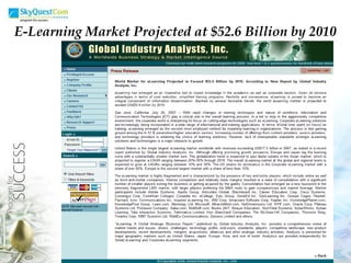 E-Learning Market Projected at $52.6 Billion by 2010 