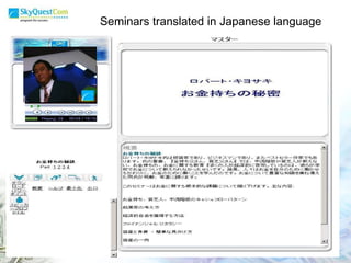 Seminars translated in Japanese language 