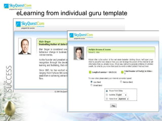eLearning from individual guru template 