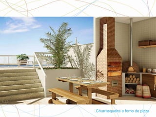 Churrasqueira e forno de pizza
 