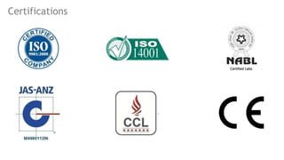 Certifications
 