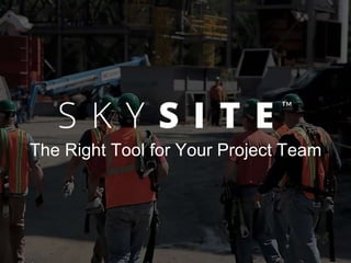 SKYSITE Construction App Presentation