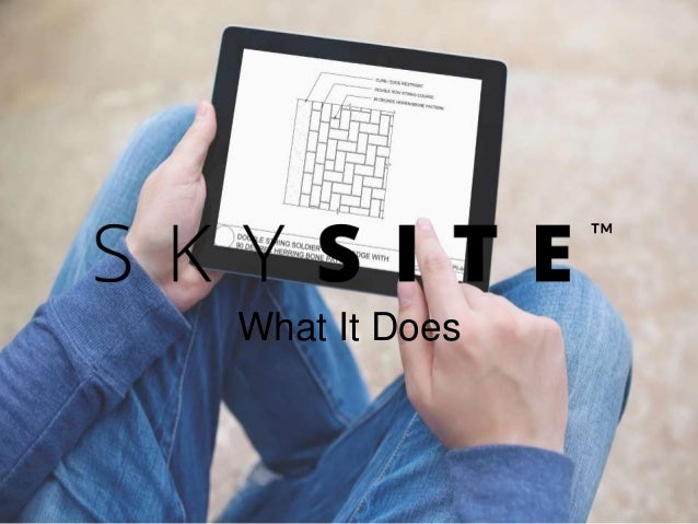 skysite construction app presentation