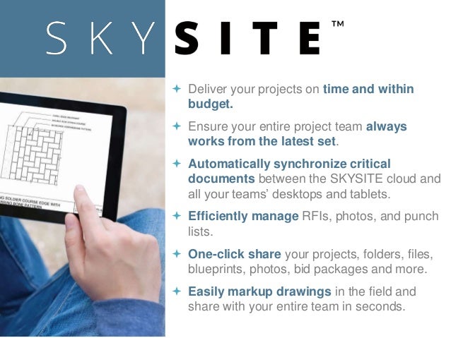 skysite construction app presentation