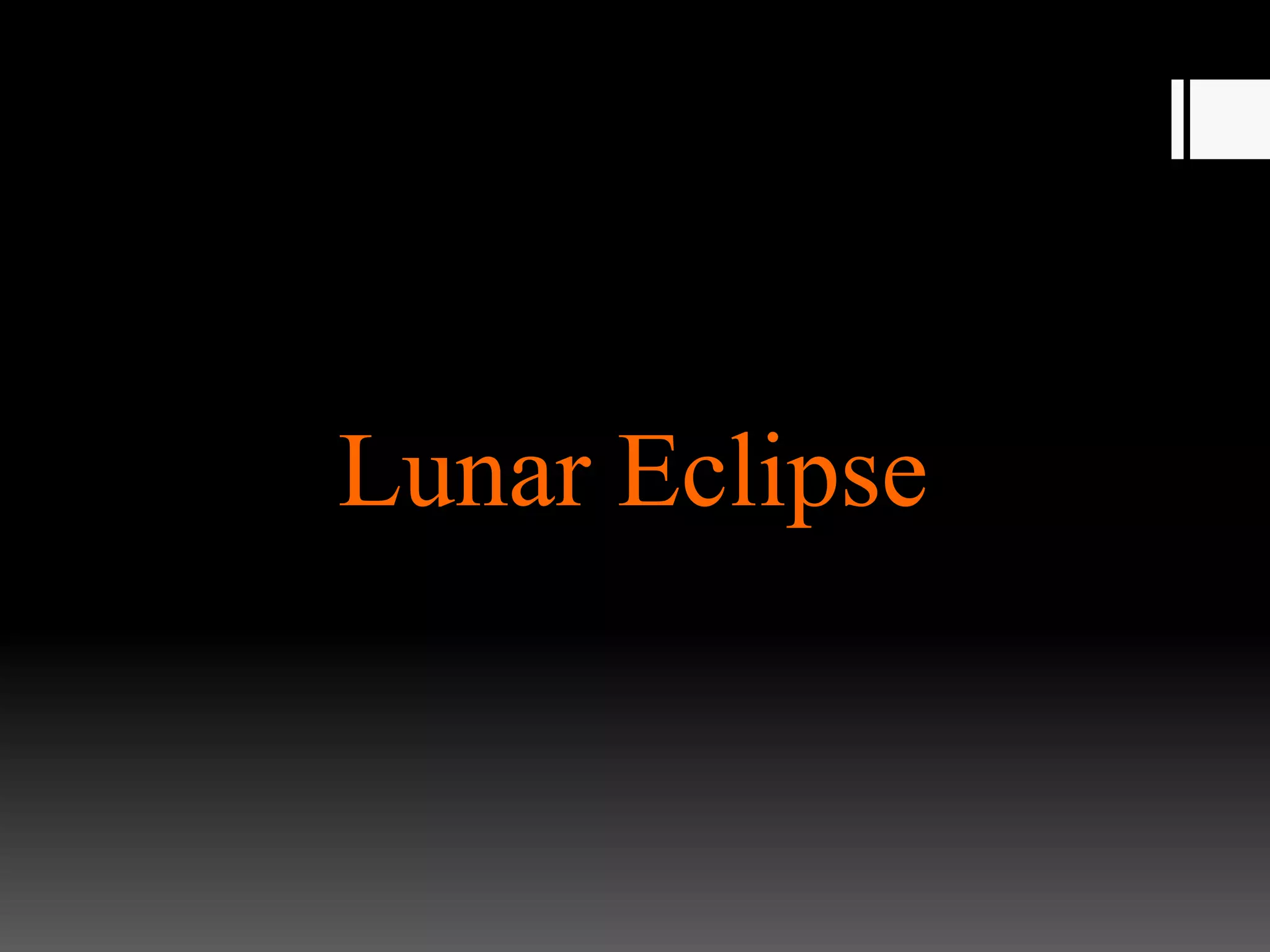 Lunar Eclipse
 