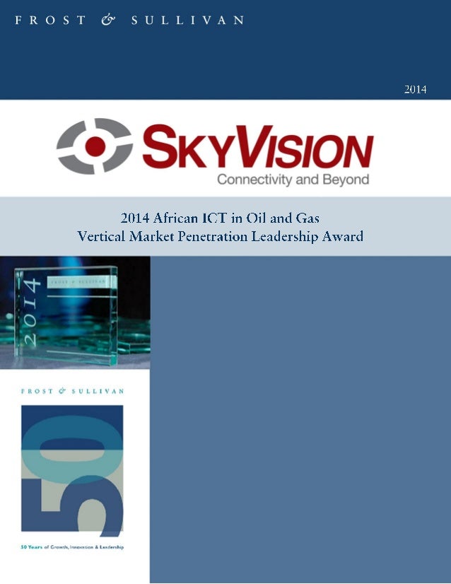 SkyVision Frost & Sullivan Award Official Document