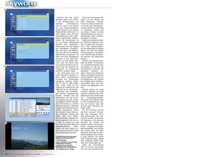 6



                                                                                        Ebenso wie der DVB-T              Da es sich bei diesem Re-
                                                                                     Standard sieht auch ISDB-         ceiver um ein Modell mit
                                                                                     T das Mitübertragen von           PVR Funktionen handelt,
                                                                                     weiteren       Informationen      macht es natürlich besonde-
                                                                                     wie z.B. Datum und Uhrzeit        re Freude, die Lieblingssen-
                                                                                     vor und selbstverständlich        dungen direkt zur Aufnahme
                                                                                     macht Skyworth von diesen         zu markieren, vorbei sind
                                                                                     Möglichkeiten Gebrauch. Je        die Zeiten in denen mühsam
                                                                                     nach Region kann die Zeit-        sowohl Receiver als auch Vi-
                                                                                     verschiebung zu GMT indivi-       deorekorder dafür vorberei-
7                                                                                    duell programmiert werden,        tet werden mussten.
                                                                                     selbst die Sommerzeit ist            Sollte ein Programmanbie-
                                                                                     mit nur einem Tastendruck         ter mehrere Tonspuren sen-
                                                                                     aktiviert oder deaktiviert.       den, so bietet der Skyworth
                                                                                     Abgerundet wird der Reigen        HI-11 PVR selbstverständ-
                                                                                     der verfügbaren Einstellun-       lich die Möglichkeit zwischen
                                                                                     gen noch durch die Möglich-       diesen mit Hilfe der gelben
                                                                                     keit, das OSD an die eigenen      Funktionstaste zu wechseln,
                                                                                     Bedürfnisse anzupassen. So        auch Teletext kann problem-
                                                                                     lässt sich eine Transparenz       los aktiviert und dargestellt
                                                                                     zwischen 0 und 40% akti-          werden.
                                                                                     vieren, so dass selbst wäh-          Obwohl die Programmaus-
                                                                                     rend man ein Menü oder            wahl via ISDB-T im Vergleich
                                                                                     eine andere Einblendung ak-       zum Satellitenempfang eher
8                                                                                    tiviert hat, das aktuelle TV-     bescheiden ist, hat sich die
                                                                                     Programm im Hintergrund           Suchfunktion innerhalb der
                                                                                     weiterhin sichtbar bleibt.        Kanalliste     trotzdem   be-
                                                                                        Das Videosignal kann der       währt. Dank ihrer Hilfe kann
                                                                                     neue Skyworth Receiver in         jedes verfügbare Programm
                                                                                     einer Reihe verschiedener         mittels eigener Taste an der
                                                                                     Formate und Auflösungen           Fernbedienung und anhand
                                                                                     ausgeben, konkret stehen          der Eingabe seiner Anfangs-
                                                                                     PAL_M, PAL_N, 480i, 480p,         buchstaben ganz leicht ge-
                                                                                     576i, 576p, 720p 50 Hz,           funden und aufgerufen wer-
                                                                                     720p 60 Hz, 1080i 50 Hz und       den.
                                                                                     1080i 60 Hz zur Verfügung.           Ebenso wenig wie diese
                                                                                        Nachdem alle Einstellun-       Funktion möchten wir nach
                                                                                     gen korrekt vorgenommen           unserem ausführlichen Pra-
9                                                                                    wurden, verlässt man das          xistest auch das Umschalten
                                                                                     Hauptmenü und der Recei-          der      Videoausgangsauflö-
                                                                                     ver schaltet auf den ersten       sung über eine eigene Taste
                                                                                     verfügbaren ISDB-T Sender.        an der Fernbedienung mis-
                                                                                     Eine Info-Leiste im unteren       sen, ein Feature über das
                                                                                     Bildschirmbereich offenbart       wirklich jeder Receiver ver-
                                                                                     sogleich den Namen des ak-        fügen sollte.
                                                                                     tuellen Programms, sofern            Im Test konnten sowohl
                                                                                     der Anbieter diese Informa-       die Bild- als auch Tonqua-
                                                                                     tion mitsendet. Ebenso wie        lität des Skyworth HI-11
                                                                                     DVB-T sieht auch ISDB-T           PVR überzeugen. Die Set-
                                                                                     eine komplette, digitale Pro-     top-Box kommt problemlos
                                                                                     grammzeitschrift für bis zu       mit Signalen in SD als auch
10                                                                                   7 Tage im Voraus vor, die         natürlich HD zurecht und
                                                                                     der neue Skyworth Receiver        punktet zudem mit einer ra-
                                                                                     selbstverständlich     unter-     schen Programmumschalt-
                                                                                     stützt und nach einem kur-        geschwindigkeit von gerade
                                                                                     zen Druck auf die EPG Taste       mal etwas mehr als einer
                                                                                     auch bereitwillig darstellt.      Sekunde. Auch der von Sky-
                                                                                                                       worth verbaute Tuner leiste-
                                                                                     6. 8 getrennte Favoritenlisten    te gute Dienste und stellte
                                                                                     stehen zum Einsatz bereit
                                                                                                                       dank Fehlerkorrektur selbst
                                                                                     7. Info-Anzeige
                                                                                                                       sehr schwache ISDB-T Sig-
                                                                                     8. Der Hersteller hat auch drei
                                                                                     Videospiele integriert            nale noch akzeptabel dar.
                                                                                     9. Media Player mit MP3              Dank der vorhandenen
                                                                                     Widergabe und Bildergalerie       USB 2.0 Buche beschränkt
                                                                                     10. Darstellung von Fotos         sich der neue Skyworth Re-


72 TELE-satellite — Global Digital TV Magazine — 10-1
                                                    1/201 — www.TELE-satellite.com
                                                        1
 