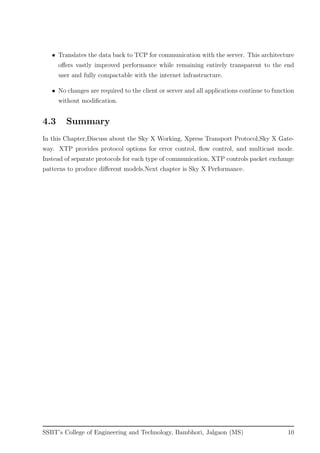 Sky X Tech Report | PDF