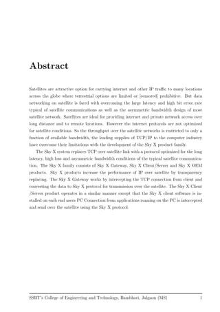 Sky X Tech Report | PDF
