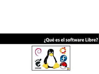 ¿Qué es el software Libre?
 