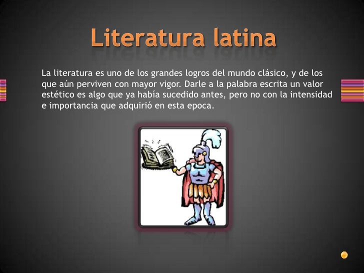 Literatura latina romana