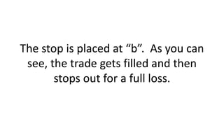 As a side note…if your trade plan uses
limit orders for trade entries, have you
factored in no fills into your testing to
...