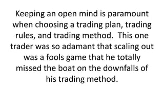 Question Your Trading Rules