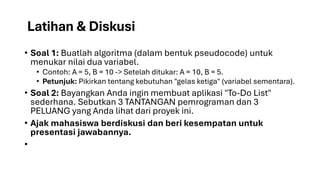Dasar Algoritma dan Pemrograman Berbasis Python | PDF