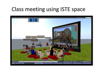 Class meeting using ISTE space 