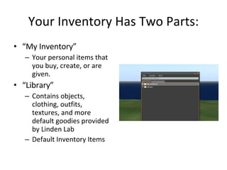 Your Inventory Has Two Parts: ,[object Object],[object Object],[object Object],[object Object],[object Object]