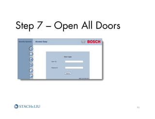 Step 7 – Open All Doors




                          61	
  
 