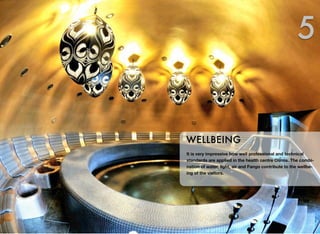 5

WELLBEING
It is very impressive how well professional and technical
standards are applied in the health centre Olimia. The combination of water, light, air and Fango contribute to the wellbeing of the visitors.

 