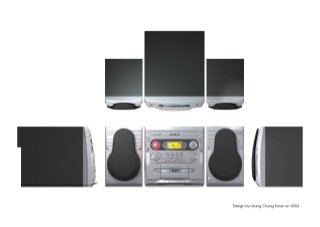 Product Design ➔ 6 CD Changer PLL Tuner with Single Cassette HiFi