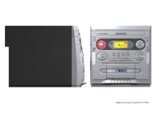 Product Design ➔ 6 CD Changer PLL Tuner with Single Cassette HiFi