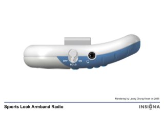 Color Rendering ➔ Sports Look Armband Radio