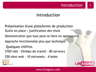 Vue d'avion d'un hébergeur libre