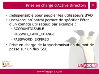 Alimentation et synchronisation d'annuaires LDAP