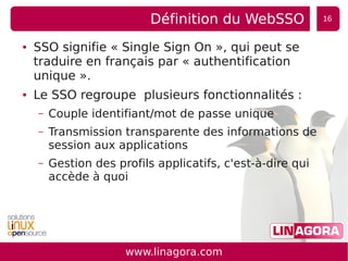 WebSSO, synchronisation et contrôle des accès via LDAP