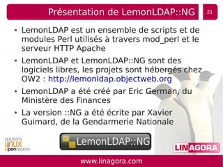 WebSSO, synchronisation et contrôle des accès via LDAP