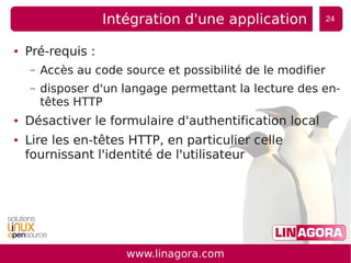WebSSO, synchronisation et contrôle des accès via LDAP