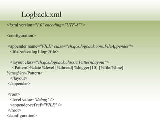 SLF4J Explained........ | PPT