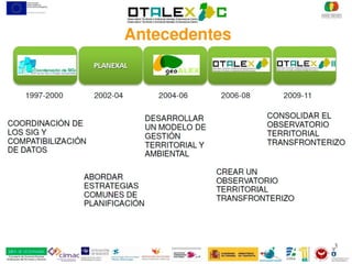 Implantación de un servidor SOS en la IDE OTALEX C