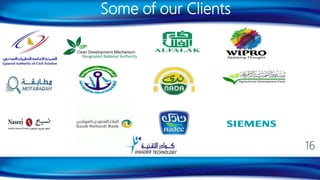 Some of our Clients
16
 