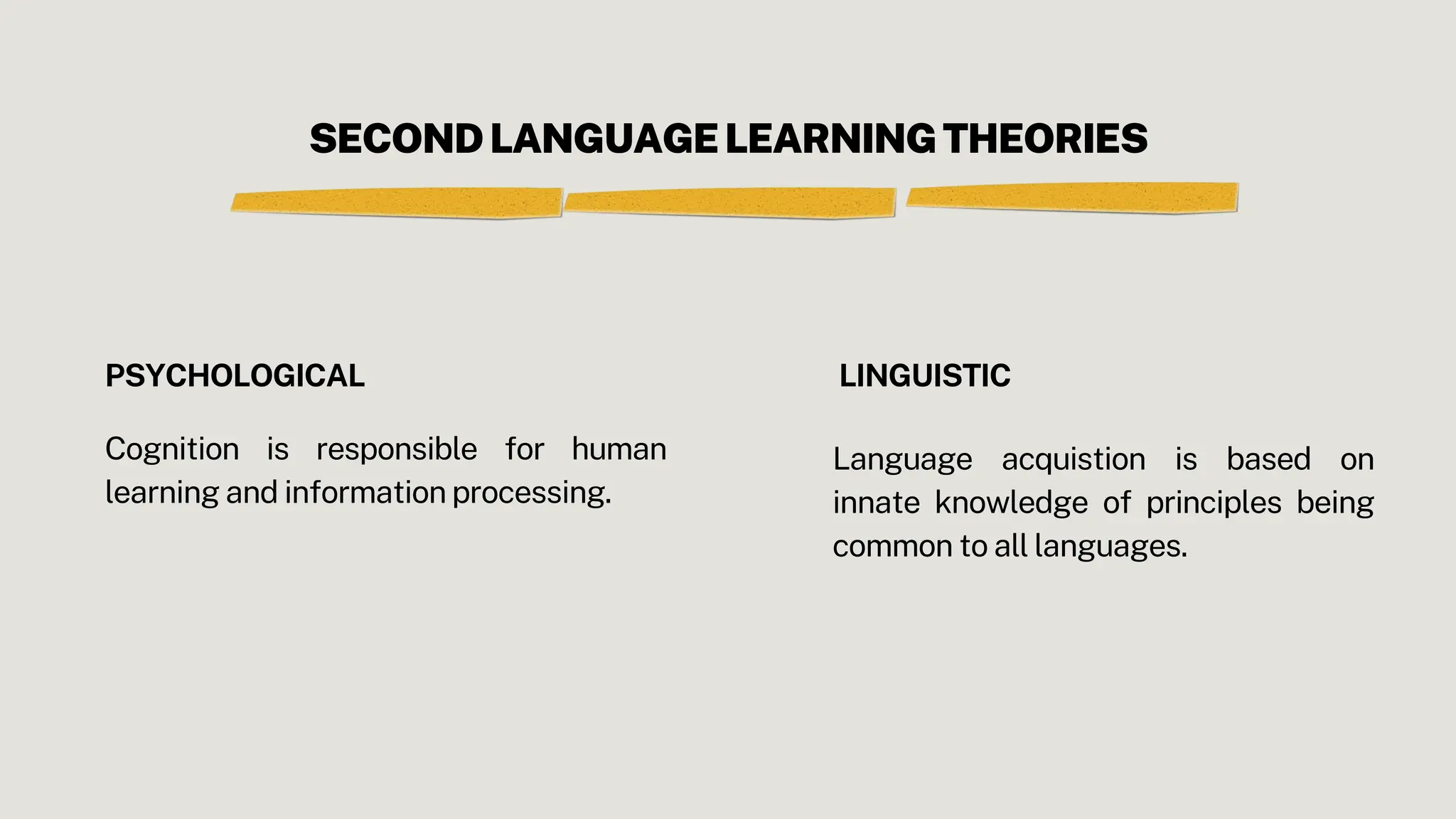 Second Language Acquisition-Psycholinguistics | PPTX